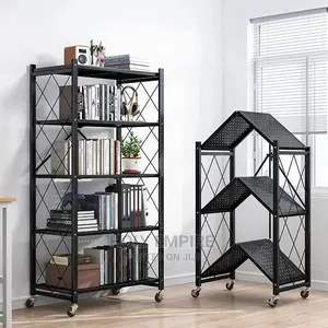 5 Layer Foldable 5 Layers Kitchen Shelf Floor Type Microwave