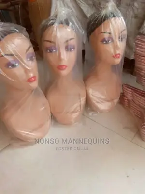 Long Brown Mannequin Heads for Wigs/Hats
