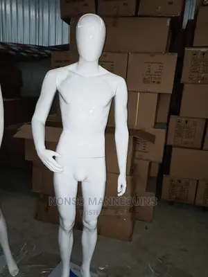 Glossy White Medium Body Size Full Display Mannequin
