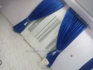 Turkish Blue Curtain Fabrics