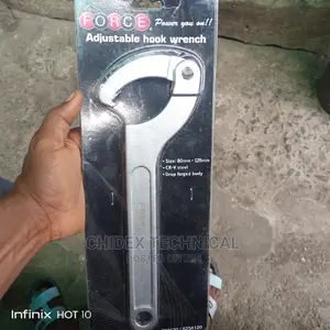 Adjustable Hook Wrench 80-120mm