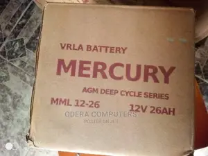Mercury 26ah/12v Deep Cycle Battery