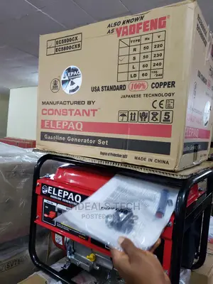 Elepaq Constant Ec5800cx Petrol Engine Generator-New