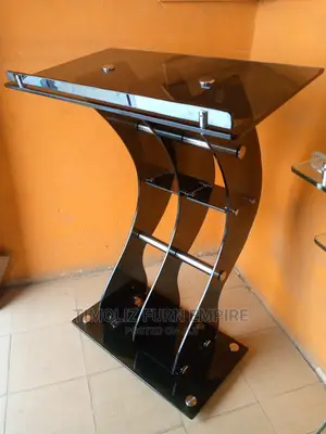 Exquisite Church Pulpit Made With Tempered Glass.