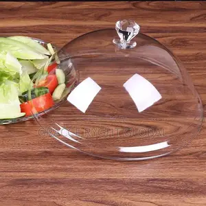 Acrylic Food Cover With Crystal Nub