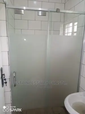 Shower Glass Cubicle Sliding Door (Wall To Wall)
