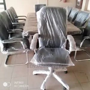 Conference Table With Ten Chairs