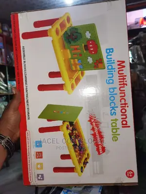 2 in 1 Toddler Table (Multi-Functional Building Blocks)