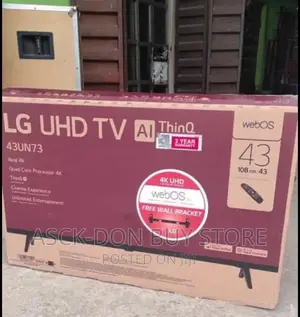 43inches Lg Smart Webos Television Original.( Fouani)