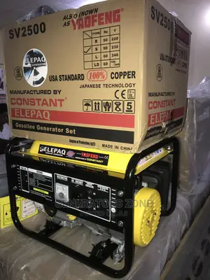 1.8kva Elepaq Constant Manual Start Generator-Brand New