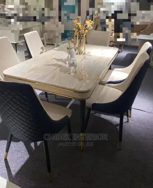 Marble Dining Table 6 Seater