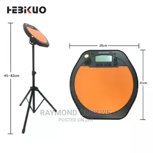 Electric Practice Drum Pad With Stand