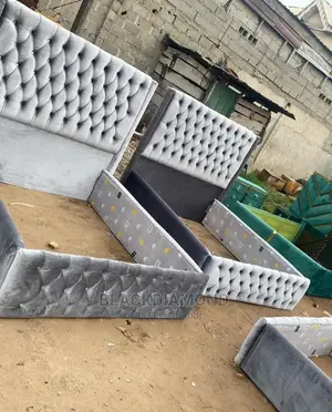 Tufted Bed Frame by Blackdiamond Furniture