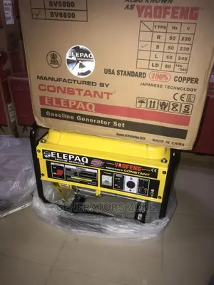 4.5kva Brand New Low Noise Sv6800 Elepaq Constant Generator
