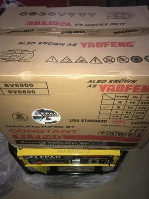 4.5KVA Elepaq Constant Manual Starter Generator-100% DURABLE