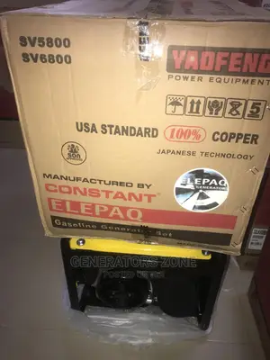 Elepaq 4.5KVA Constant Manual Start Gasoline Generator.