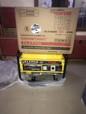SV6800 Elepaq Constant Manual 4.5KVA Generator - Standard