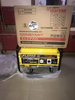Sv6800 Elepaq Constant Manual Full Copper 4.5kva Generator