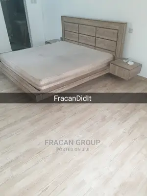 Vinyl Pvc Wood-Like Floor. Fracan Interiors Abuja