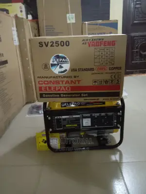 Strong Elepaq Constant Petrol Manual Generator Sv2500 1.8kva