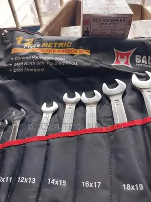 Baum Double 12pc Open End Wrench Set 6x7-30x32