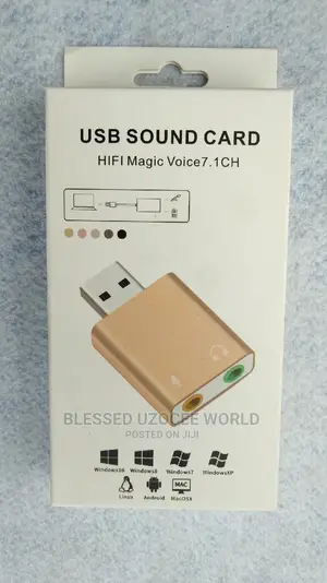 USB Sound Card Hifi Magic Voice 7.1ch