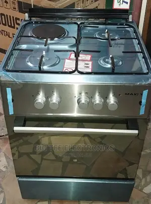 Maxi 3gas 1electric Cooker 60by60cm