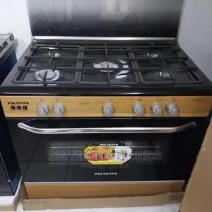 Polystar 5burners Gas Cooker 90by60cm