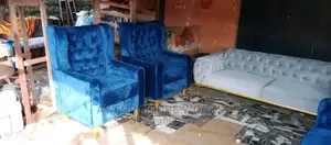 Quality 7 Seater Living Room Fabric Made Sofa Chair.
