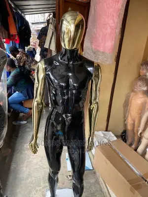 Black And Gold Medium Size Faceless Display Mannequin