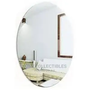 Oval Shaped Unbreakable Mirror