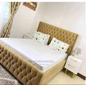 Tufted Bed Frame by Blackdiamond Furniture