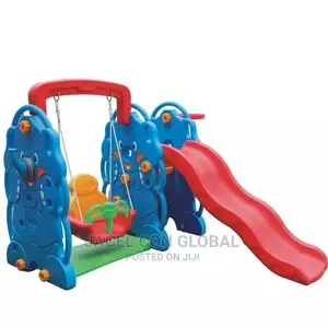 4 in 1 Swing and Slide Set (With Rings Toss Basketball)