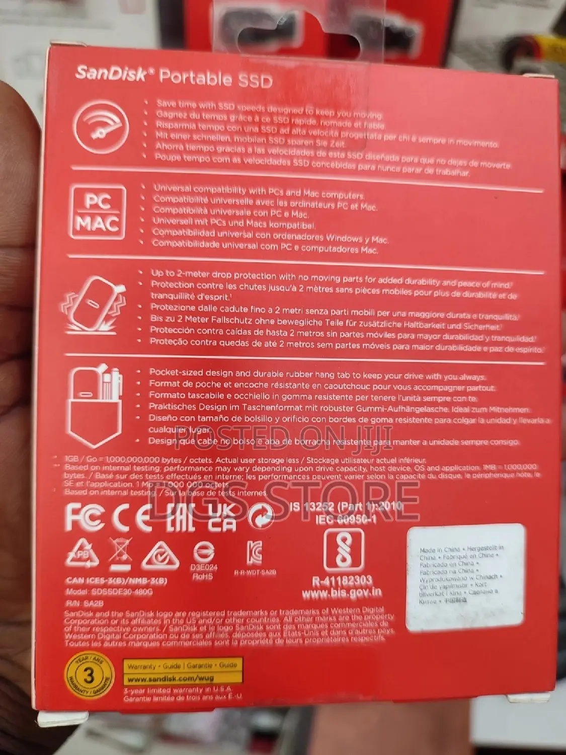 Sandisk Protable SSD 480GB