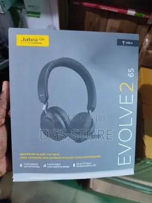 Jabra Evolve 2 65 UC Bluetooth Headphone Noise Cancelling