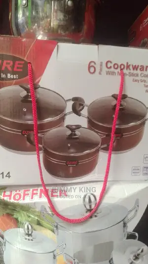 3 Sets of Non-Stick Pots