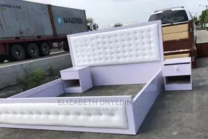 6ft by 6ft HDF White Bed