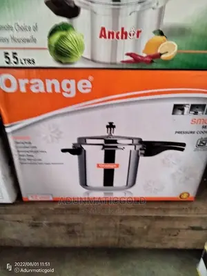 Orange Pressure Cooker (12liters)