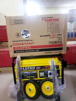 Constant 100% Copper Coilsv6800e2 Elepaq 4.5kva Generator-100% Durable