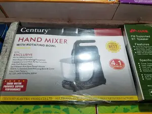 Century 4.1L Hand Mixer With 5 Speed Rotating Bowl