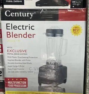 Century 2.0 Blender Cb-8231-R Multifunction Food Processor