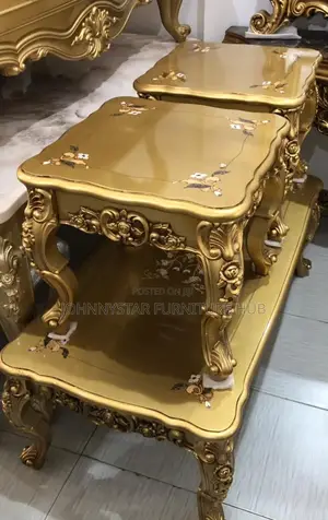 Royal Center Tables With 2 Side Stools