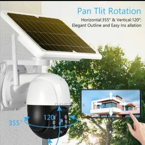 Solar Camera Ptz With SIM Card Enabled