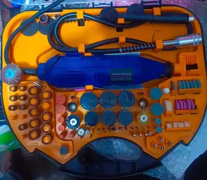 211pc 110v/220v Drill Grinder Rotary Tools Kit Set