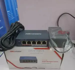 Hikvision Switch POE. 4 Port Fast Ethernet Unmanaged POE