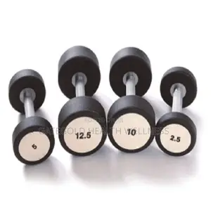 Rubber Dumbbell 2.5kg (Pair) MDK-10118-2.5