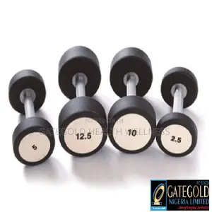 Rubber Dumbbell 30kg (Pair) MDK-10118-30