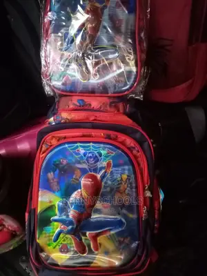 Spiderman 3 in 1 Kids Children's Trolley School Bag