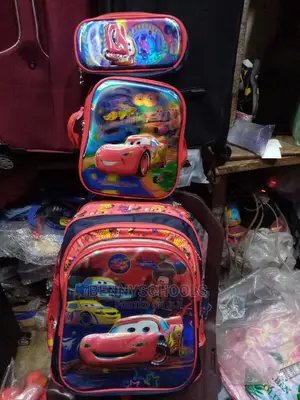 Car Kids Children's School Bag
