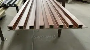 Flutted WPC Panel in Abuja. Fracan Interiors Abuja